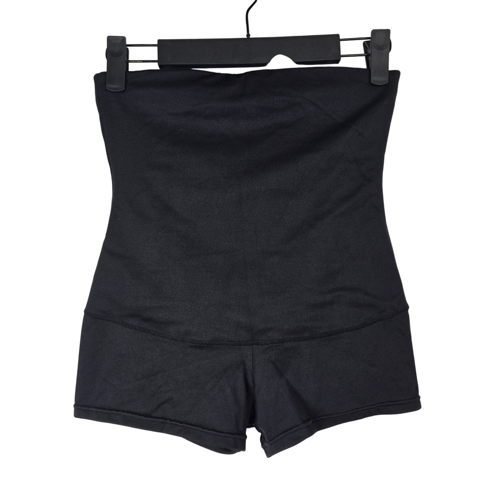 FLEXEES Women's‎ Strapless Shapewear Bodysuit Tummy Control Black Size M/M
